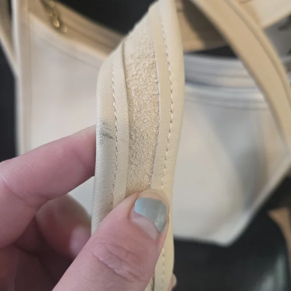 Vintage Coach Cream Shoulder Bag No. M8D - 9997 - Picture 12 of 13